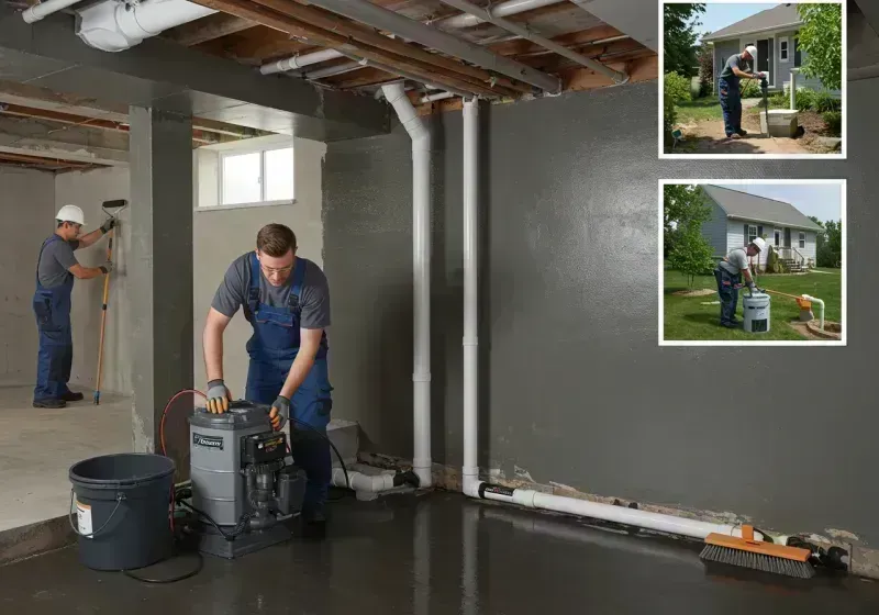 Basement Waterproofing and Flood Prevention process in Hough, OH